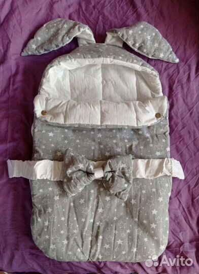 Конверт / кокон для малыша весна лето осень