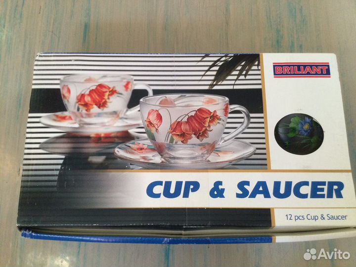 Чайный набор. Новый. 12 предметов