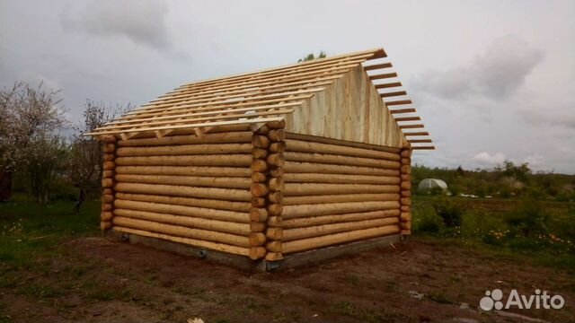 Срубы бань с установкой под крышу из Костромы купить в Некрасовском ...