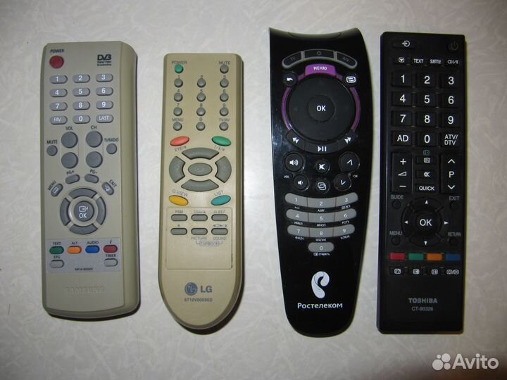 Пульты от телевизоров
