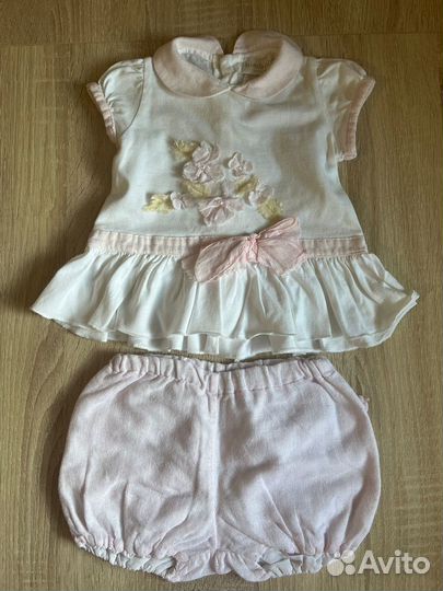 Bimbalo платье+шорты на дев 6 мес