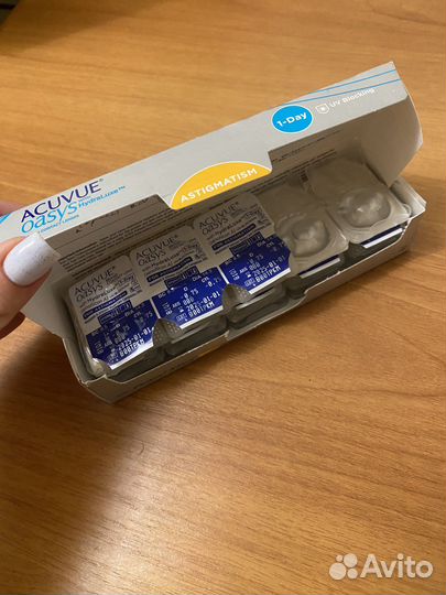 Линзы контактные acuvue oasys 1 day astigmatism