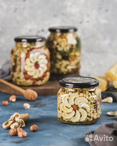 Мёд с орехами