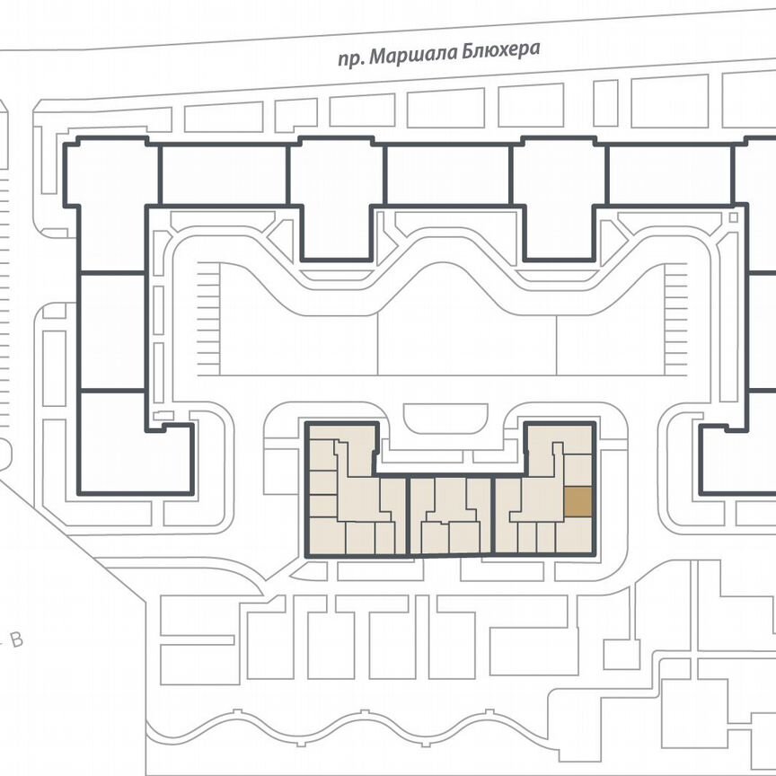 1-к. квартира, 36,9 м², 4/16 эт.