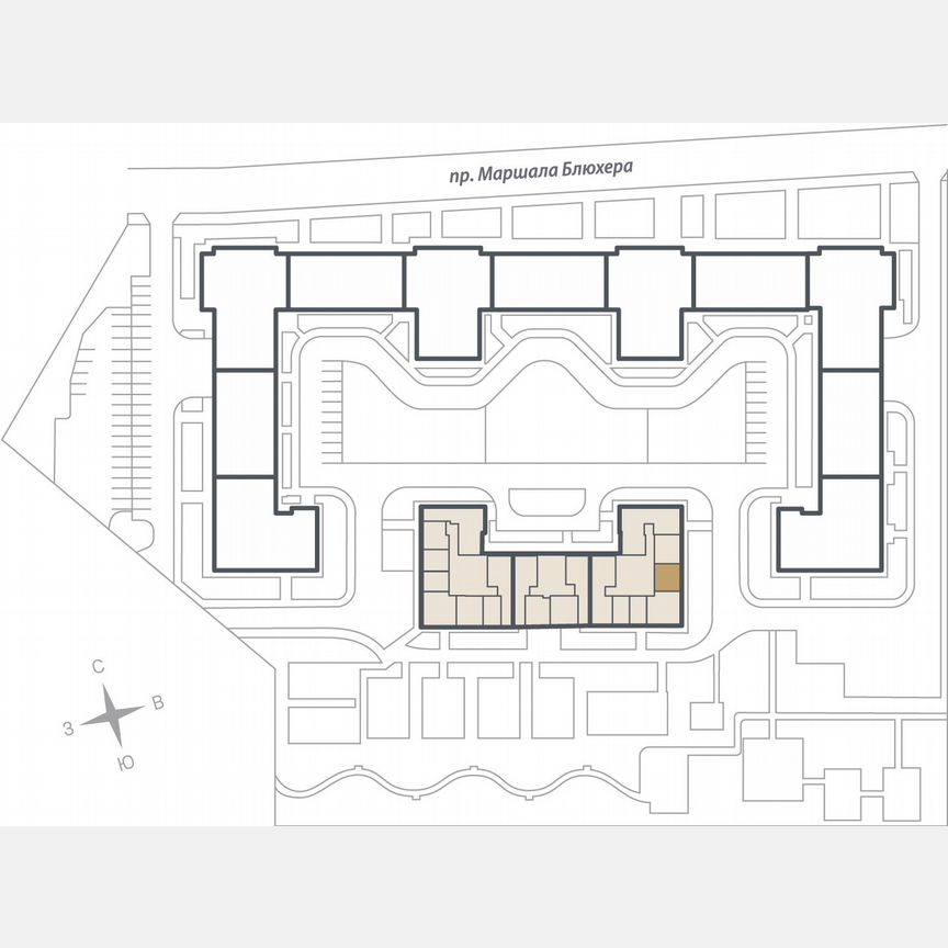 1-к. квартира, 36,9 м², 4/16 эт.