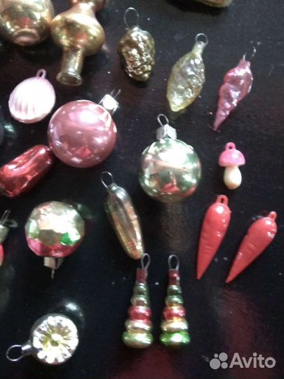 Елочные игрушки мини СССР