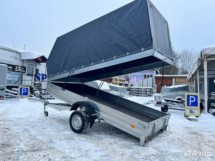 Прицеп сст 7132-09-У (Подъемный Борт и Тент 1.53)