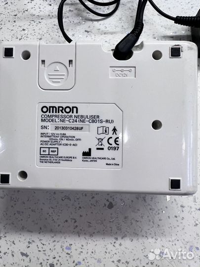 Ингалятор небулайзер компрессорный omron ME-C24