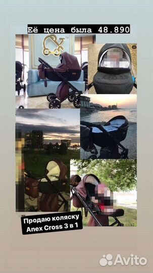 Коляска anex sport 3 в 1