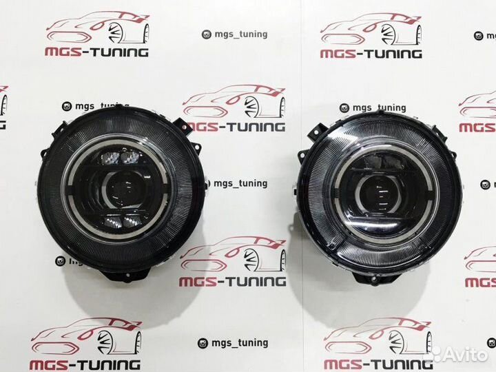 Фары G-class стиль w464 2018+ на 07-18 гг Black