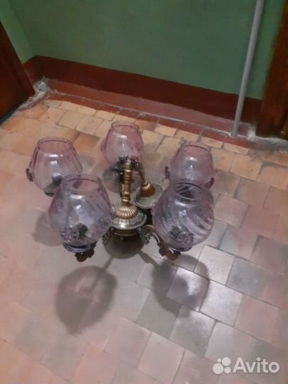 Люстра бронза