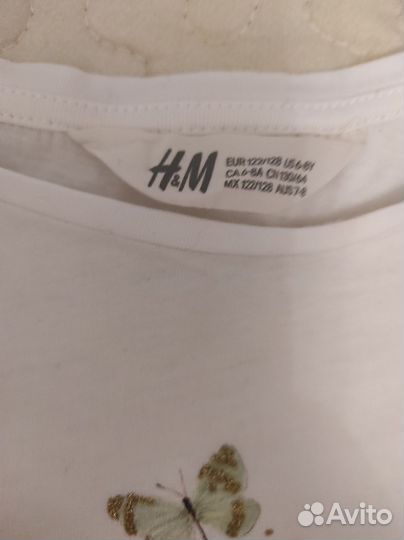 Футболка 122 h&m