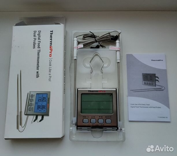 Термометр для гриля, приготовления мяса Новый