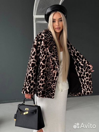 Леопардовая шуба