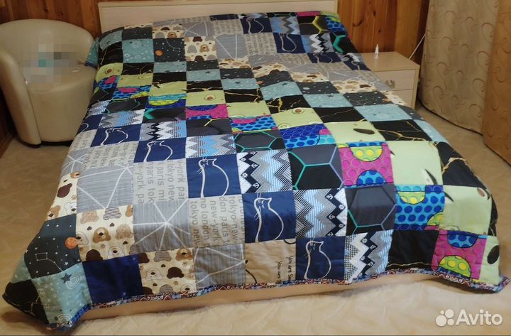 Одеяло лоскутное 220*260