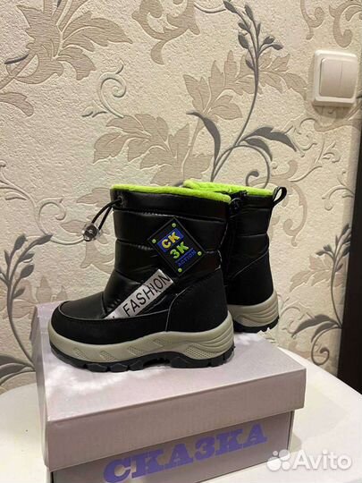 Детские зимние полусапожки 