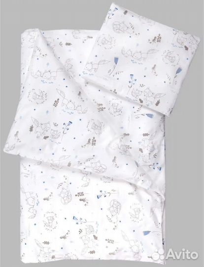 Комплект в кроватку подушка одеяло