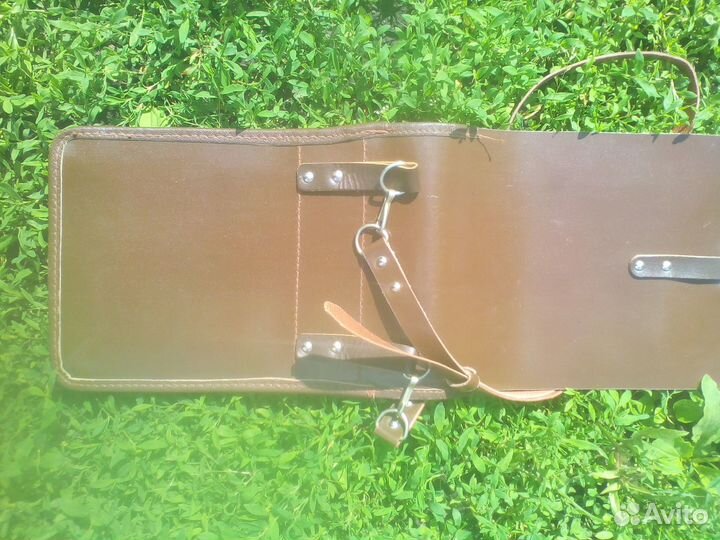 Кожаная сумка планшет сержанта военный