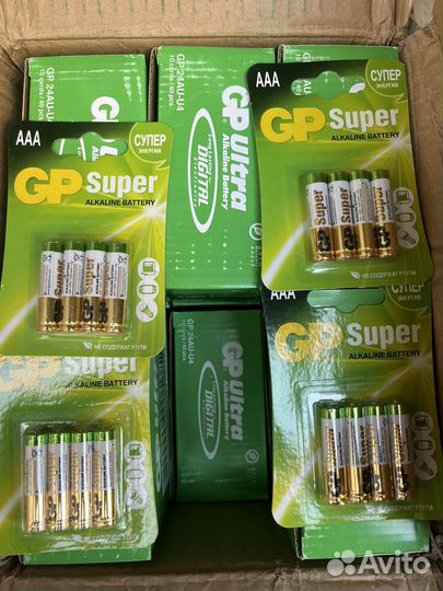 Батарейки GP super AAA