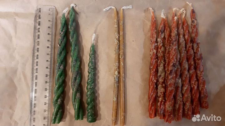 Свечи восковые натуральные