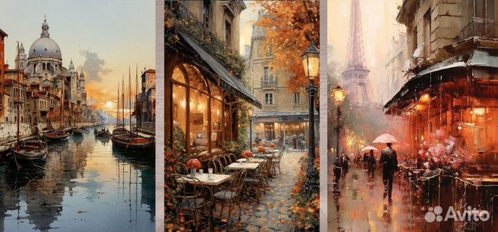 Картина улицы Европы