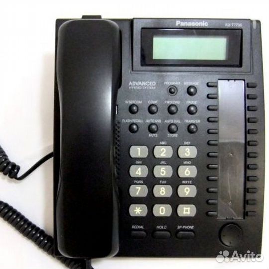 Телефон Panasonic KX-T7735RUB Системный Б/У