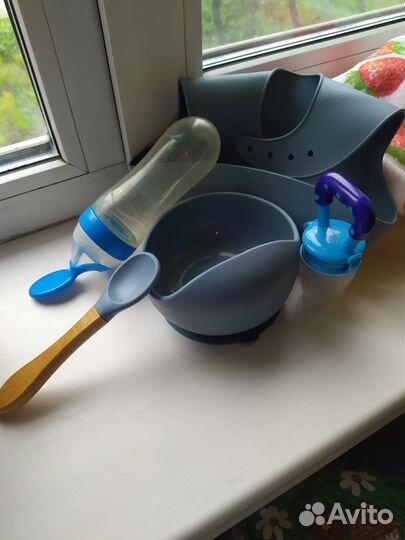 Детская посуда силиконовая