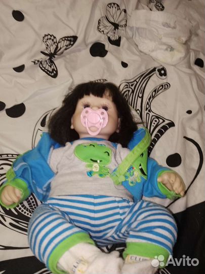 Кукла реборн девочка с одеждой мягко набивная 40см