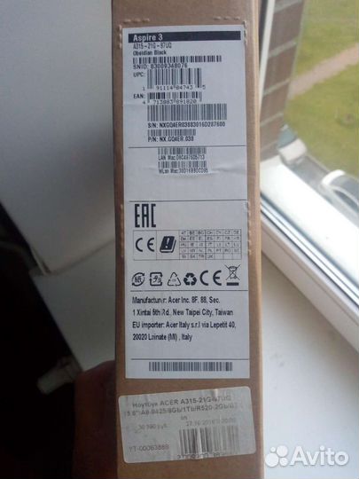 Ноутбук acer aspire 3