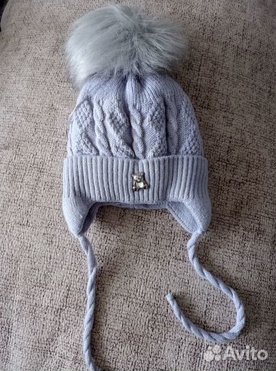 Детская шапка теплая