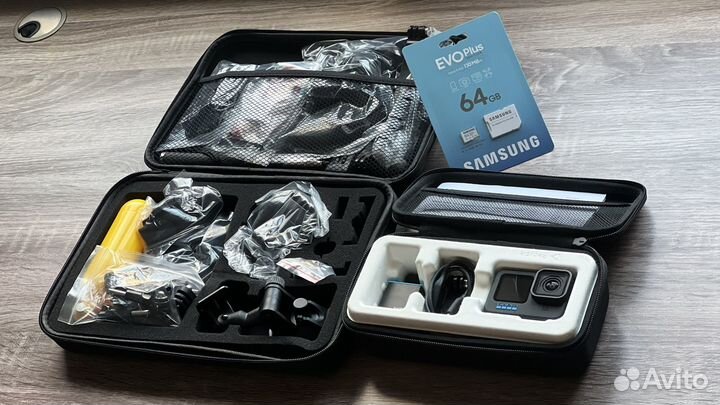 Экшн-камера го про 10 + большой набор аксессуаров