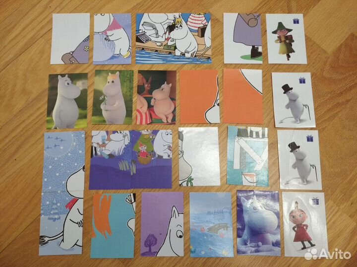 Новые наклейки муми тролль