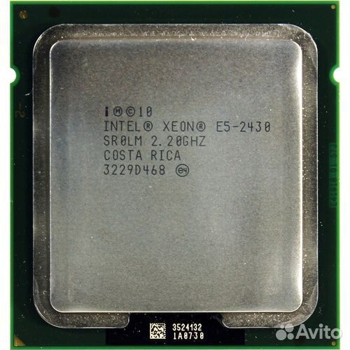Процессор Intel Xeon E5-2430 (1356, 2.2-2.7Ghz, 6c