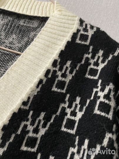 Кардиган женский вязаный оверсайз