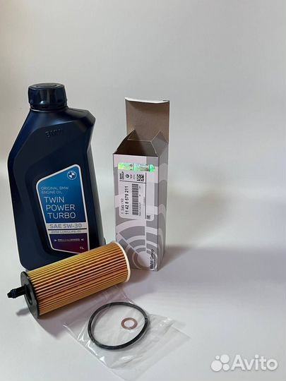 Комплект то BMW масло LL01/5Л + 11428575211