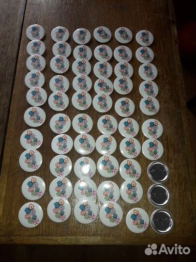 Значки закатные диаметр 25, 44 и 58мм