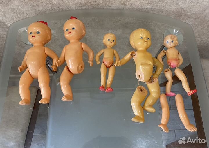 Куклы целлулоид СССР Клеймо Штурвал