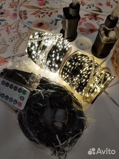 Светодиодная гирлянда роса 100 метров