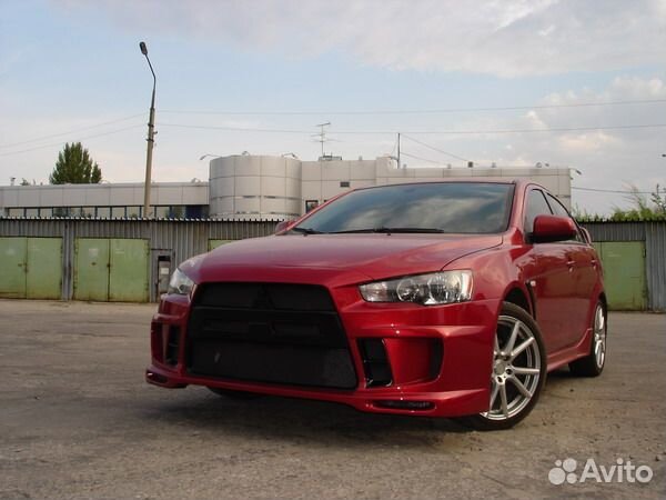 Бампер передний extreme mitsubishi lancer X