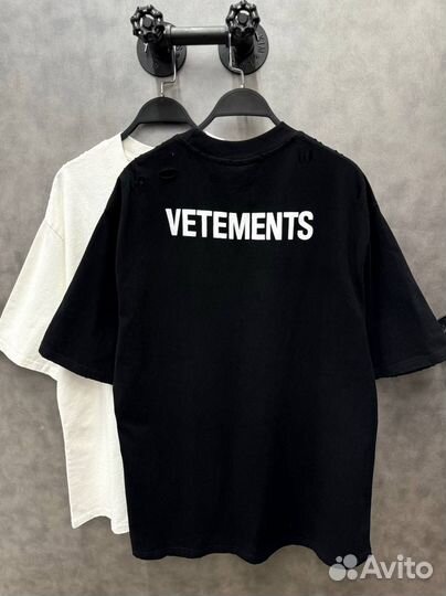 Футболка vetements оверсайз (топ 2025)