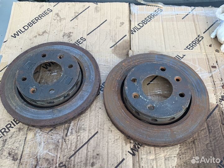 Тормозные диски передние kia clarus 2