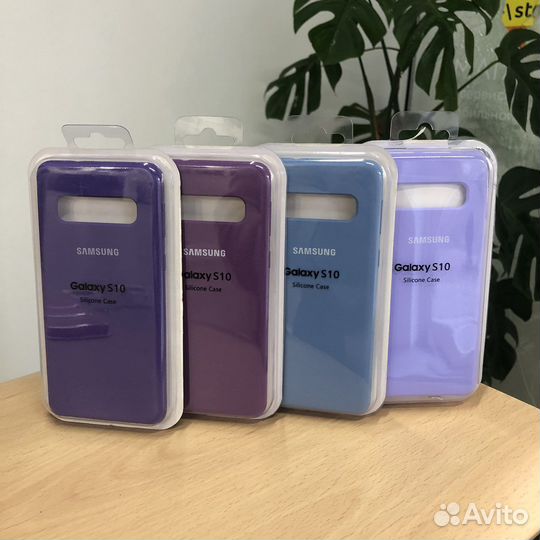 Чехлы на Samsung S10 Разные цвета
