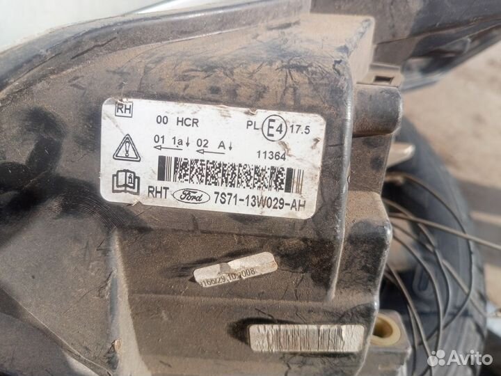 Фары ford mondeo