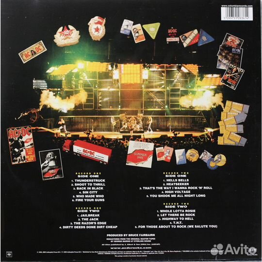 Виниловая пластинка AC/DC - live (2 LP)