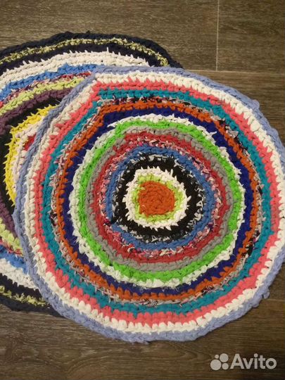 Коврики вязаные, в загор. дом, на дачу