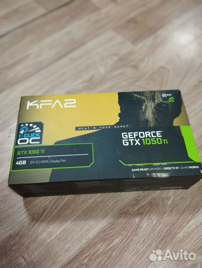 Видеокарта KFA2 geforce GTX 1050Ti 4Gb