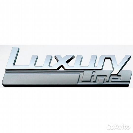 Шильдик Luxury Line металл 20*80мм 1шт SHK Luxury