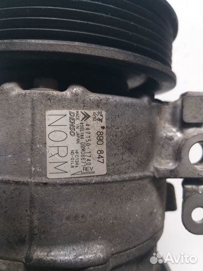 Компрессор кондиционера для пежо 308