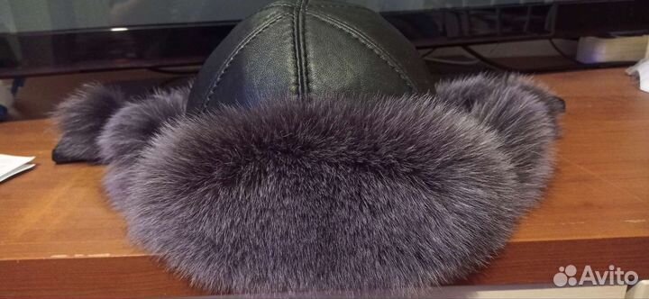 Шапка ушанка натуральный мех женская
