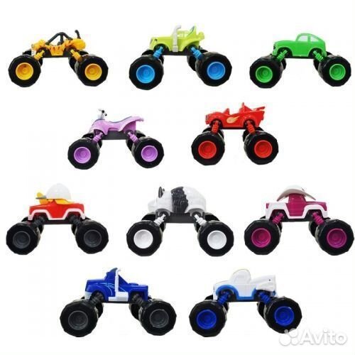 Вспыш Чудо машинка Monster Machines, 8 см